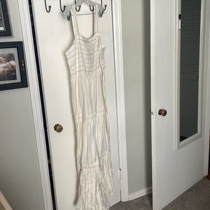 Linen maxi dress